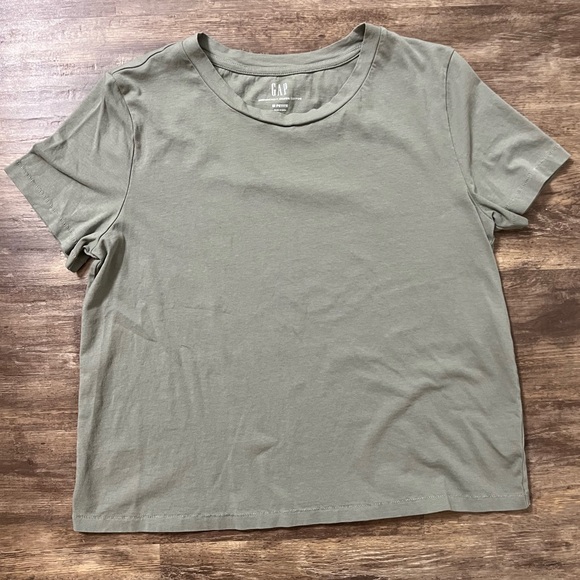 GAP 100% Organic Cotton Vintage Crewneck T-Shirt - Picture 2 of 3